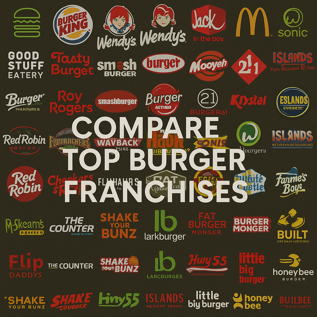 Compare Burger Franchise Brands