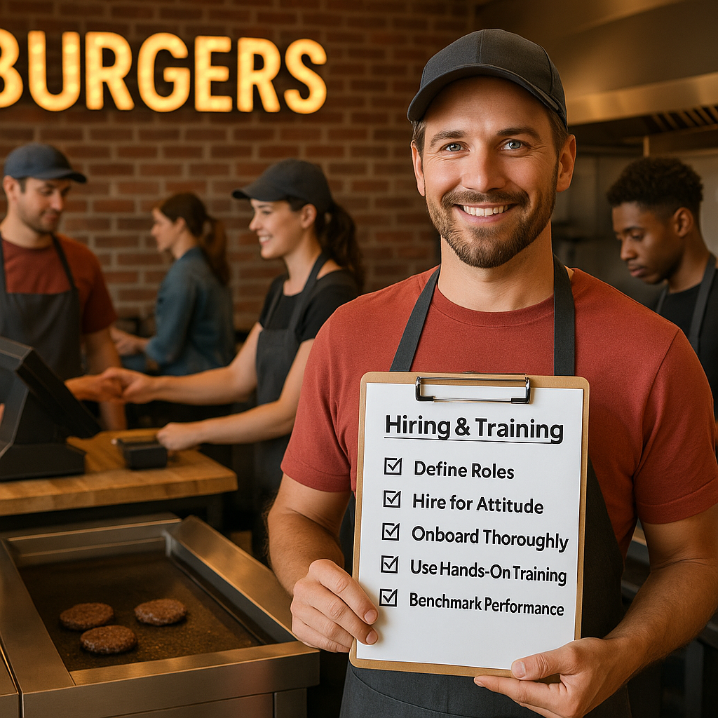 👥 How to Hire and Train Staff for Your Burger Franchise