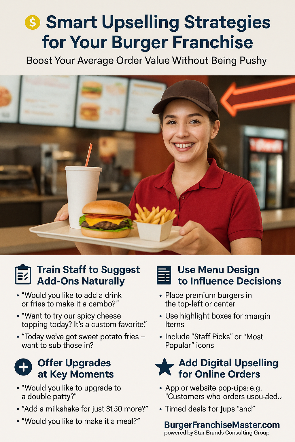 💰 Smart Upselling Strategies for Your Burger Franchise
