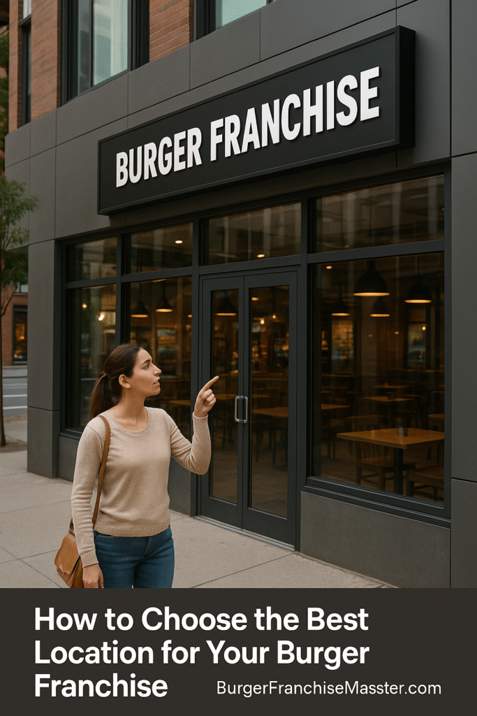 📍 How to Choose the Best Location for Your Burger Franchise